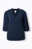 Picture of Pulover 3/4 rukava V ovratnika - ledeno plava