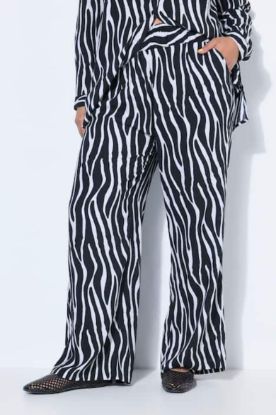 Picture of Hlače dugih nogavica šireg kroja zebra uzorka