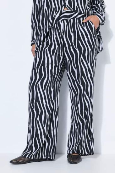 Picture of Hlače dugih nogavica šireg kroja zebra uzorka