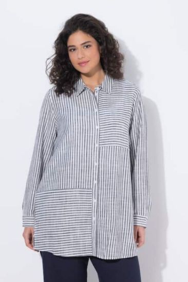 Picture of Bluza od mješavine lana dužeg kraja