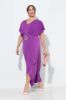 Picture of Haljina svečana maxi kratkih rukava V izreza - multi pink