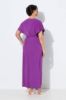 Picture of Haljina svečana maxi kratkih rukava V izreza - multi pink