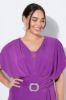 Picture of Haljina svečana maxi kratkih rukava V izreza - multi pink