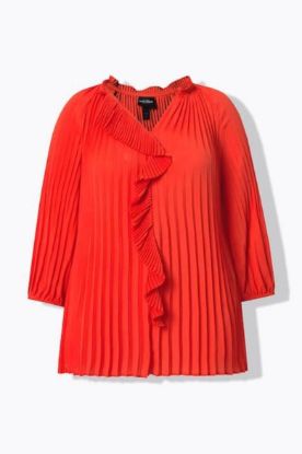 Picture of Bluza elegantna rukavi 3/4 A kroja - neon crvena