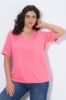 Picture of Majica kratkih rukava A kroja V izreza - pink svijetla
