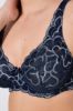 Picture of Grudnjak sa žicom s dodatkom ukrasne čipke - srednja plava