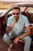 Picture of Hlače chino - Sivo tirkizna JP