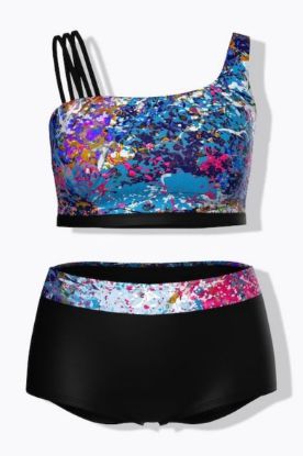 Picture of Kupaći kostim bikini mekanih košarica - blistavo plava