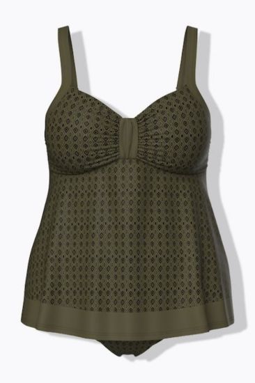 Picture of Kupaći kostim tankini mekanih košarica - zelena kaki