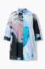 Picture of Bluza rukavi 3/4 s kragnom - Plava tamna