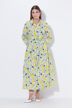 Picture of Haljina maxi s kragnom rukavi 3/4
