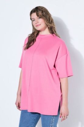 Picture of Bluza kratkih rukava šireg kroja - light pink
