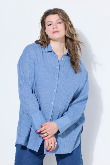 Picture of Košulja dugih rukava šireg kroja - plavo traper