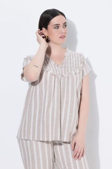 Picture of Bluza lanena kratkih rukava