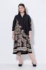 Picture of Haljina elegantna midi 3/4 rukava V ovratnika