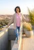 Picture of Bluza dugih rukava A kroja - pink multi