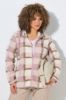 Picture of Jakna plišana s kapuljačom - pink multi
