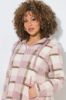 Picture of Jakna plišana s kapuljačom - pink multi