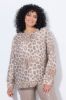 Picture of Bluza dugih rukava A kroja okruglog izreza s leopard uzorkom
