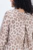 Picture of Bluza dugih rukava A kroja okruglog izreza s leopard uzorkom