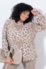 Picture of Bluza dugih rukava A kroja okruglog izreza s leopard uzorkom