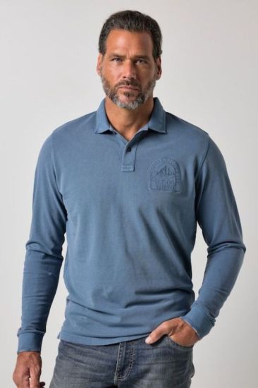 Picture of Majica polo dugih rukava - Plava traper JP