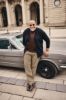 Picture of Vesta dugih rukava V izreza s gumbima - Navy plava JP