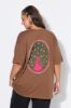 Picture of Majica kratkih rukava šireg kroja - mocha smeđa